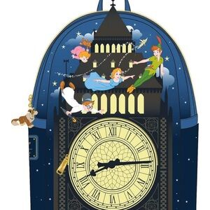 Loungefly Disney Peter Pan Glow Clock Mini Backpack